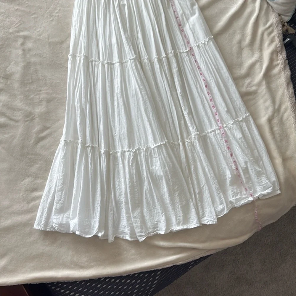 Lucky Brand White Cotton Maxi Skirt - Picture 4 of 4